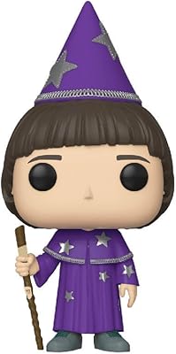 POP [Stranger Things - Will The Wise Funko Vinyl Figure (Bundled with Compatible Box Protector Case), Multicolor, 3.75 inches