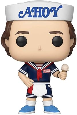 POP Stranger Things - Steve Harrington Scoops Ahoy Outfit Funko Vinyl Figure (Bundled with Compatible Box Protector Case) Multicolored 3.75 inches
